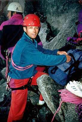 Ascent of Aiguille du Peigne, Chamonix, 1994